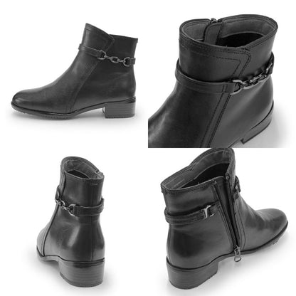 Yukiko Kimijima レザーショートブーツ109-9120