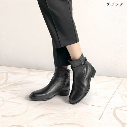 Yukiko Kimijima レザーショートブーツ109-9120