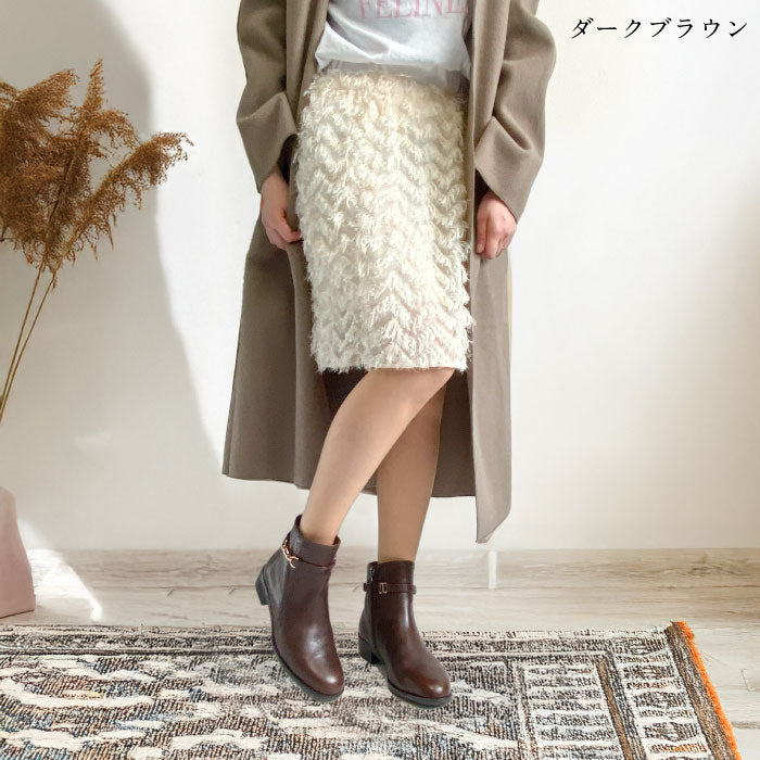 Yukiko Kimijima レザーショートブーツ109-9120