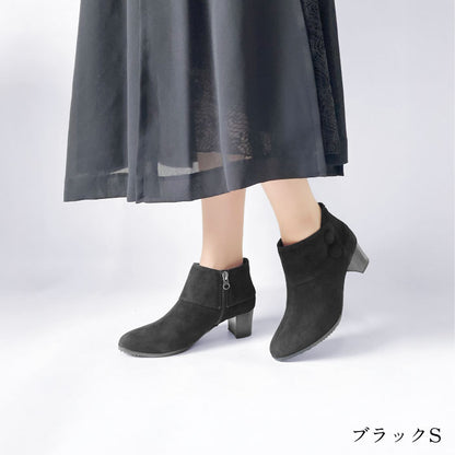 Yukiko Kimijima レザーショートブーツ109-9247