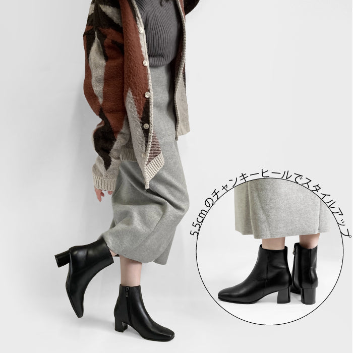 【FINAL SALE 対象】Yukiko Kimijima レザーブーツ 122-8550