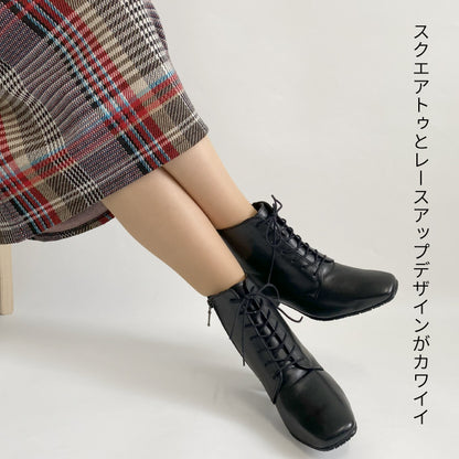 Yukiko Kimijima レースアップレザーブーツ 122-8553