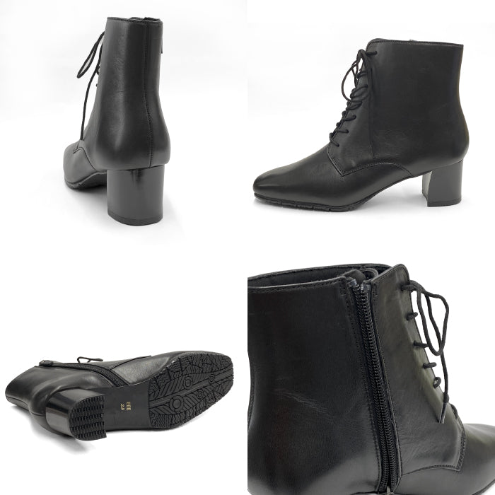 Yukiko Kimijima レースアップレザーブーツ 122-8553