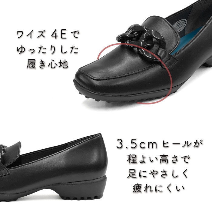 Yukiko Kimijima 4E レザーシューズ 122-8799aw