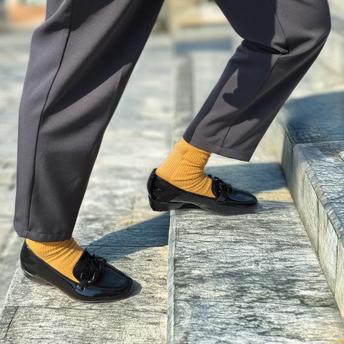 Yukiko Kimijima 4E レザーシューズ 122-8799aw