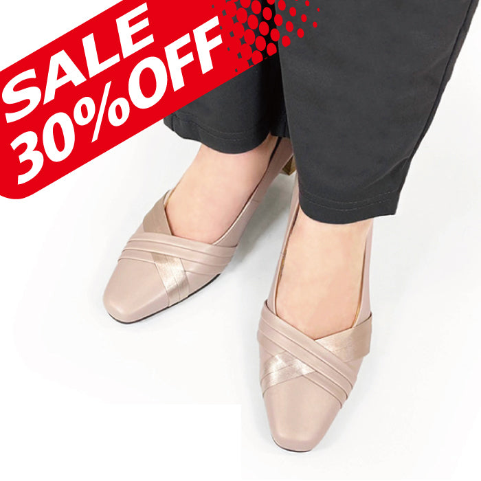 【CLEARANCE SALE 対象】Yukiko Kimijima レザーパンプス142-0124ss