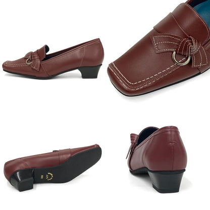 Yukiko Kimijima レザーカジュアルパンプス 142-0325aw