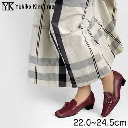 Yukiko Kimijima レザーカジュアルパンプス 142-0325aw