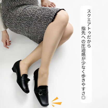 Yukiko Kimijima レザーカジュアルパンプス 142-0325aw