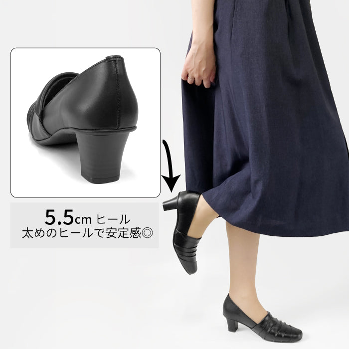 Yukiko Kimijima カジュアルパンプス 142-0664