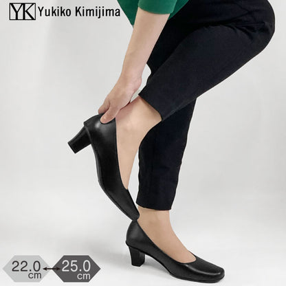 Yukiko Kimijima【人気商品】レザーパンプス142-0665