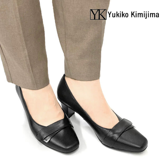 Yukiko Kimijima レザーパンプス142-2908aw