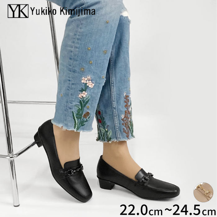 Yukiko Kimijima ビットモカシンパンプス 142-6816aw