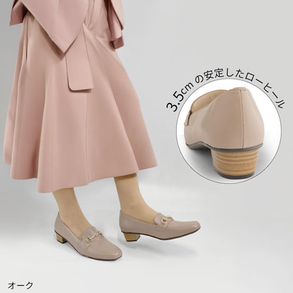 Yukiko Kimijima ビットモカシンパンプス 142-6816aw