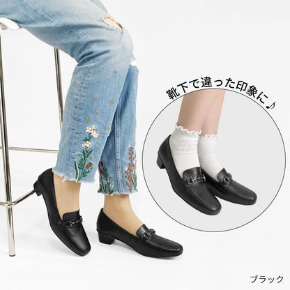 Yukiko Kimijima ビットモカシンパンプス 142-6816ss