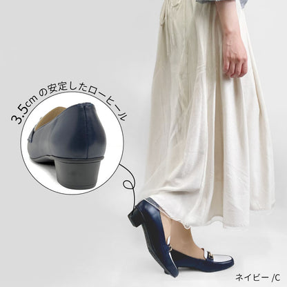 Yukiko Kimijima ビットモカシンパンプス 142-6816ss
