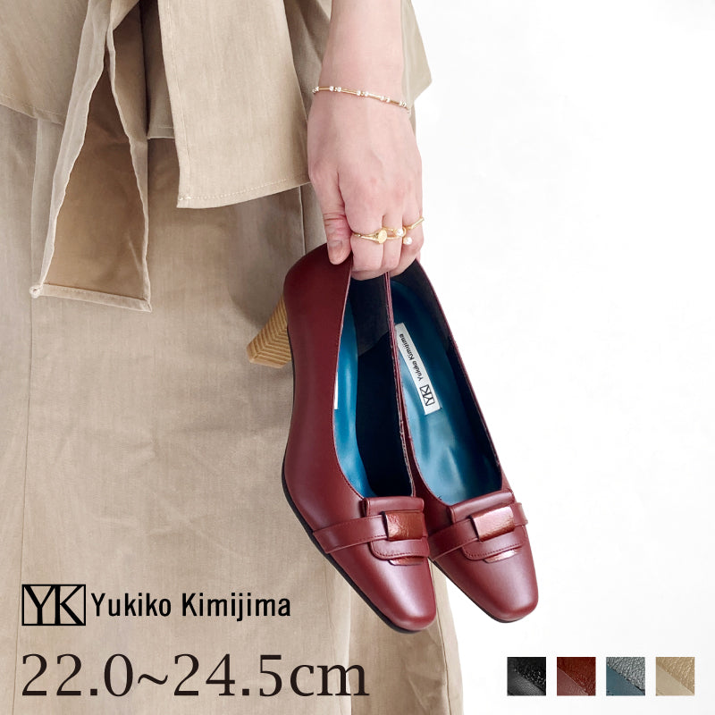 Yukiko Kimijima レザーパンプス 142-8429aw