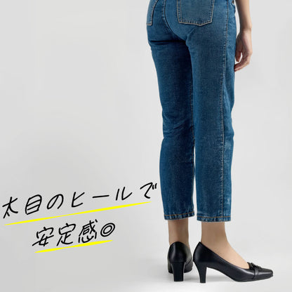Yukiko Kimijima レザーパンプス 142-8429aw
