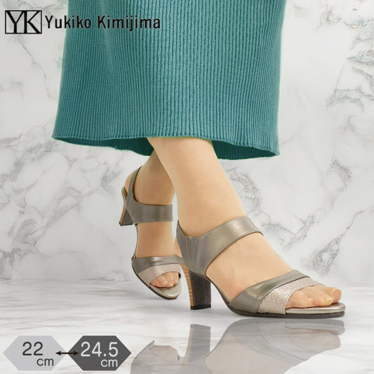 Yukiko kimijima美脚レザーサンダル142-8521