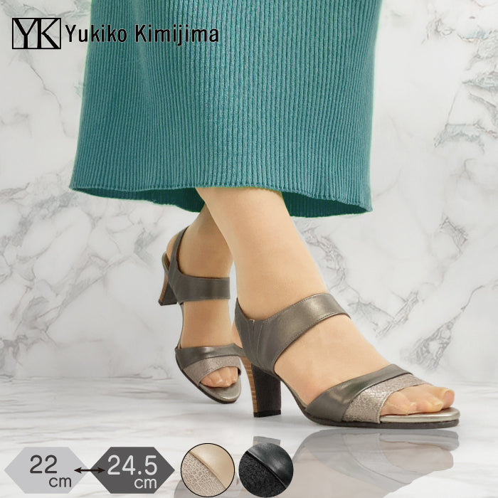 Yukiko kimijima 美脚レザーサンダル 142-8521