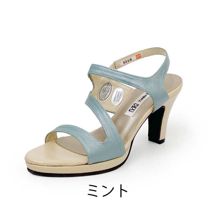 Yukiko Kimijima サンダル  本革 ヒール 142-8596