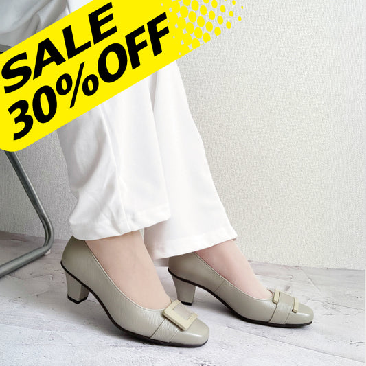 【FINAL SALE 対象】Yukiko Kimijimaレザーパンプス142-8806ss