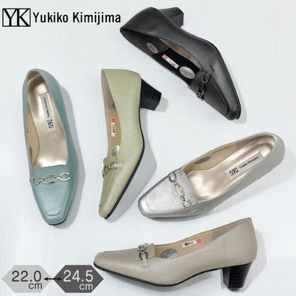 Yukiko Kimijima レザーパンプス 142-9204