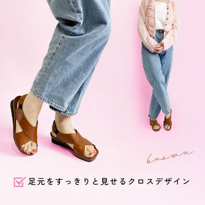 Yukiko Kimijima bis レザーサンダル 159-0389