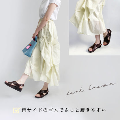 Yukiko Kimijima bis レザーサンダル 159-0389