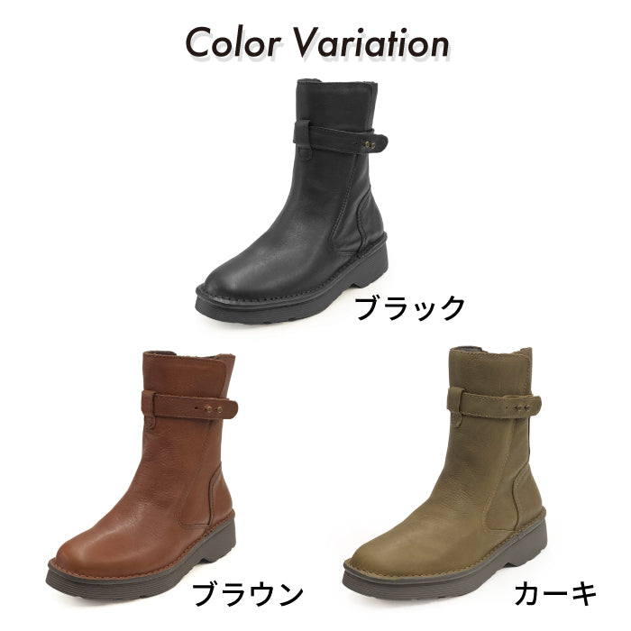 Yukiko Kimijima bis 4E レザーショートブーツ159-2851