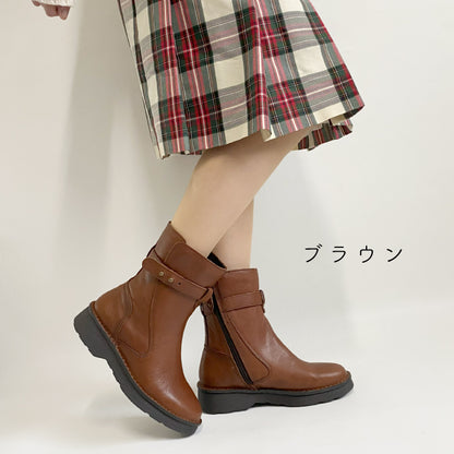 Yukiko Kimijima bis 4E レザーショートブーツ159-2851