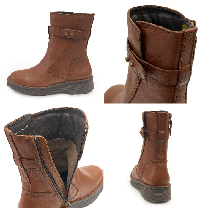 Yukiko Kimijima bis 4E レザーショートブーツ159-2851