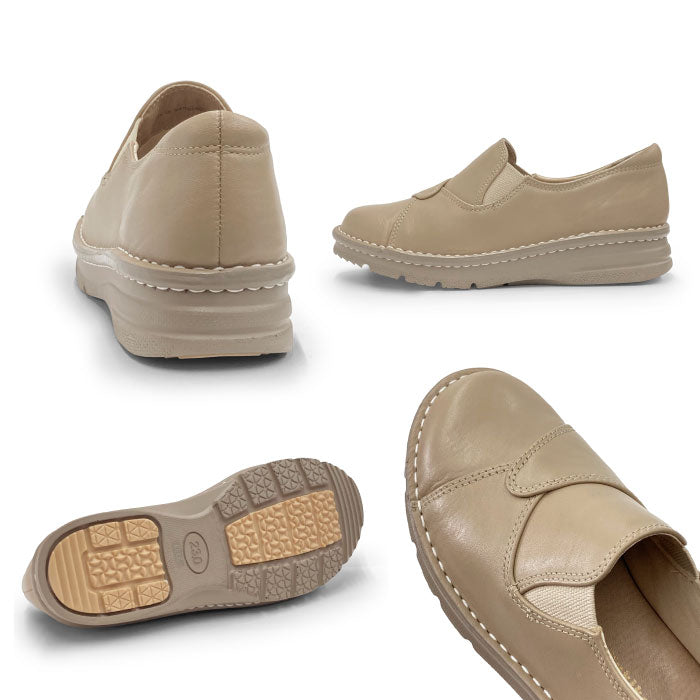 Yukiko Kimijima bis らくらく4E スリッポンシューズ 159-3805ss