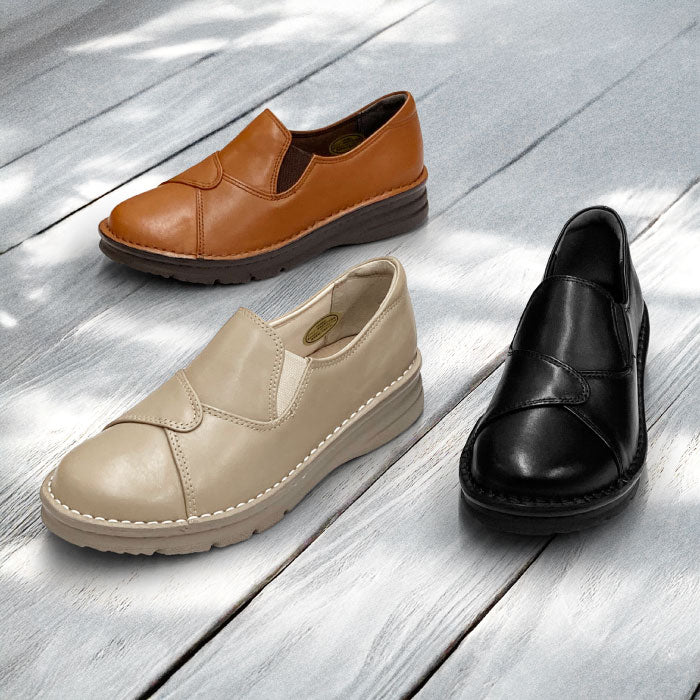 Yukiko Kimijima bis らくらく4E スリッポンシューズ 159-3805ss