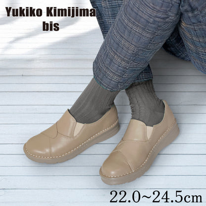【SALE】Yukiko Kimijima bis らくらく4E スリッポンシューズ 159-3805ss