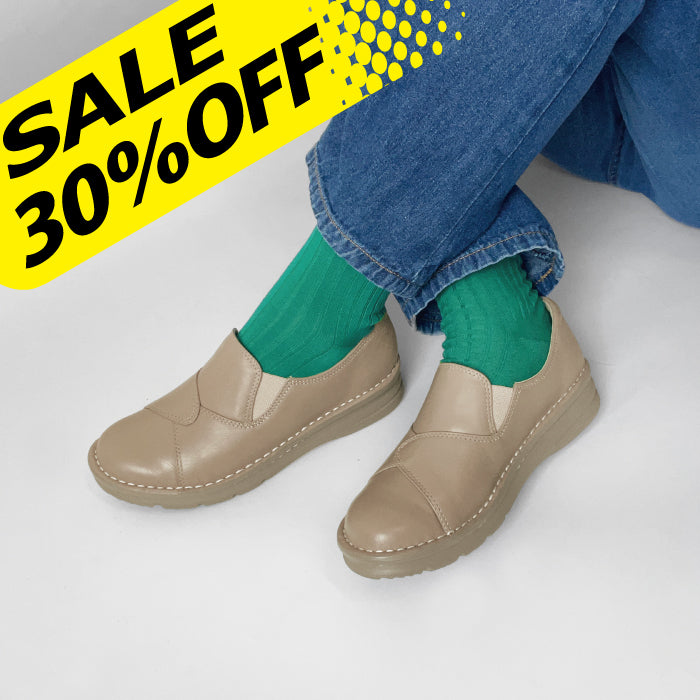 【FINAL SALE 対象】Yukiko Kimijima bisらくらく4Eスリッポンシューズ159-3805ss