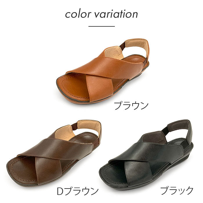 【CLEARANCE SALE 対象】Yukiko Kimijima bisレザーサンダル 159-0389
