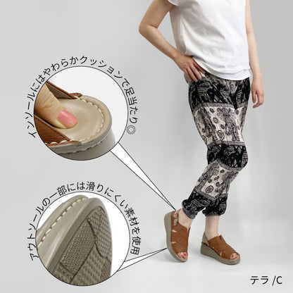 Yukiko Kimijima bisレザーサンダル 159-5439