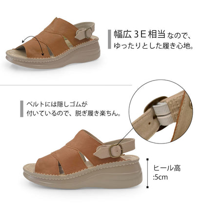 Yukiko Kimijima bisレザーサンダル 159-5439