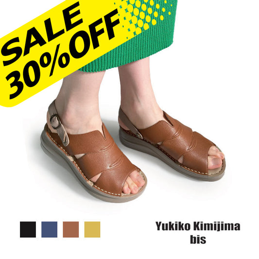 【FINAL SALE 対象】Yukiko Kimijima bisレザーサンダル 159-5439