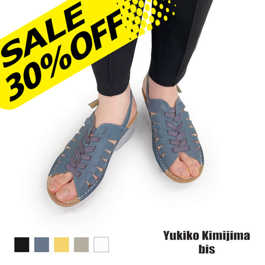 【FINAL SALE 対象】Yukiko Kimijima bisレザーサンダル　172-8713