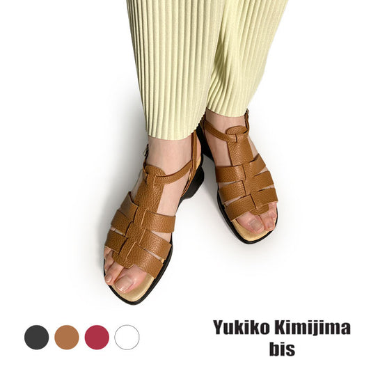 Yukiko Kimijima bisレザーサンダル  192-4100