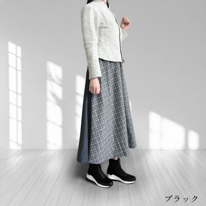 MUUM 厚底 スター ソックスブーツ 216-2103