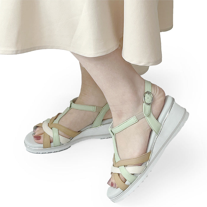 BEAUTYCREW CASUALレザーサンダル 059-3918