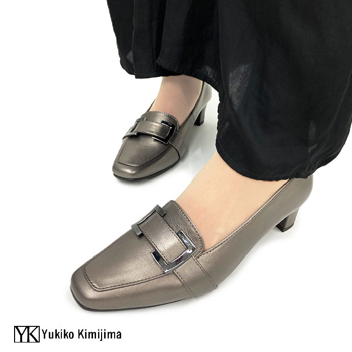 Yukiko Kimijima レザーパンプス 109-9008aw