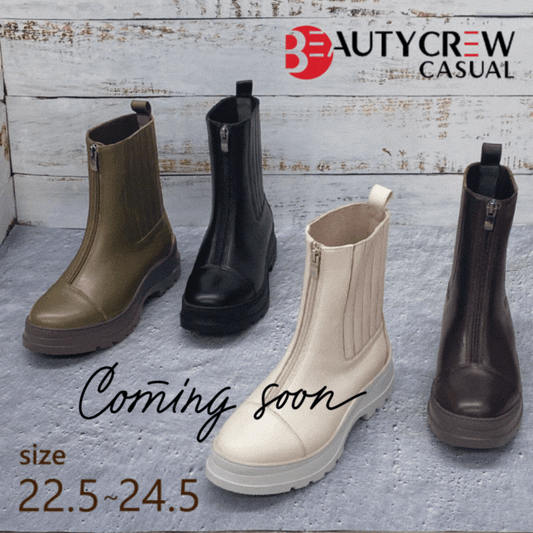 BEAUTYCREW CASUAL レザーブーツ 059-9857