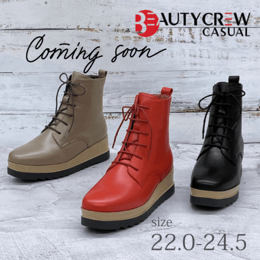 BEAUTYCREW CASUAL レザーブーツ 059-2562