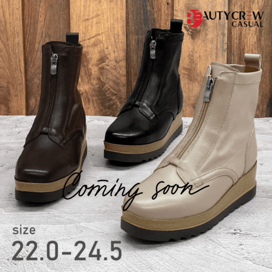BEAUTYCREW CASUAL レザーブーツ 059-2561